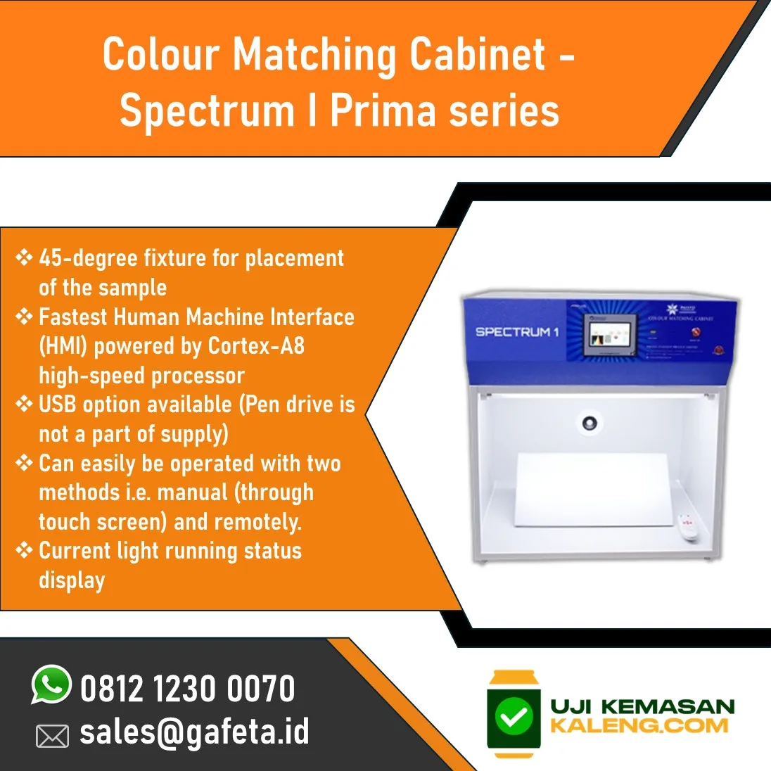 Jual Colour Matching Cabinet - Spectrum I Prima Series